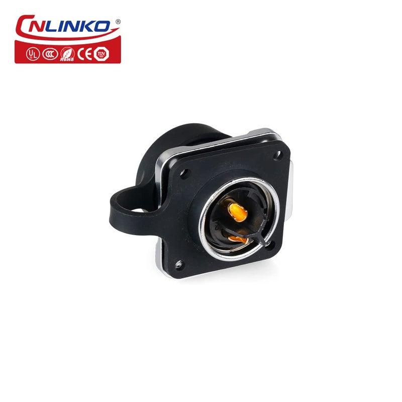 CNLINKO LP20 Series Waterproof Connector, IP68 Power Connector 3pin m20 Male and Female Circular Connector LED Outdoor Lighting Power Connector Quick Fast Locking (3 pin) - Image 2